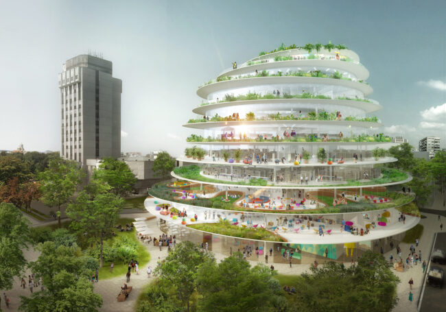 Stewart_Hollenstein_Varna_regional_Library_Exterior_View